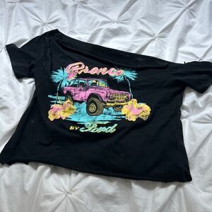 off the shoulder shirt